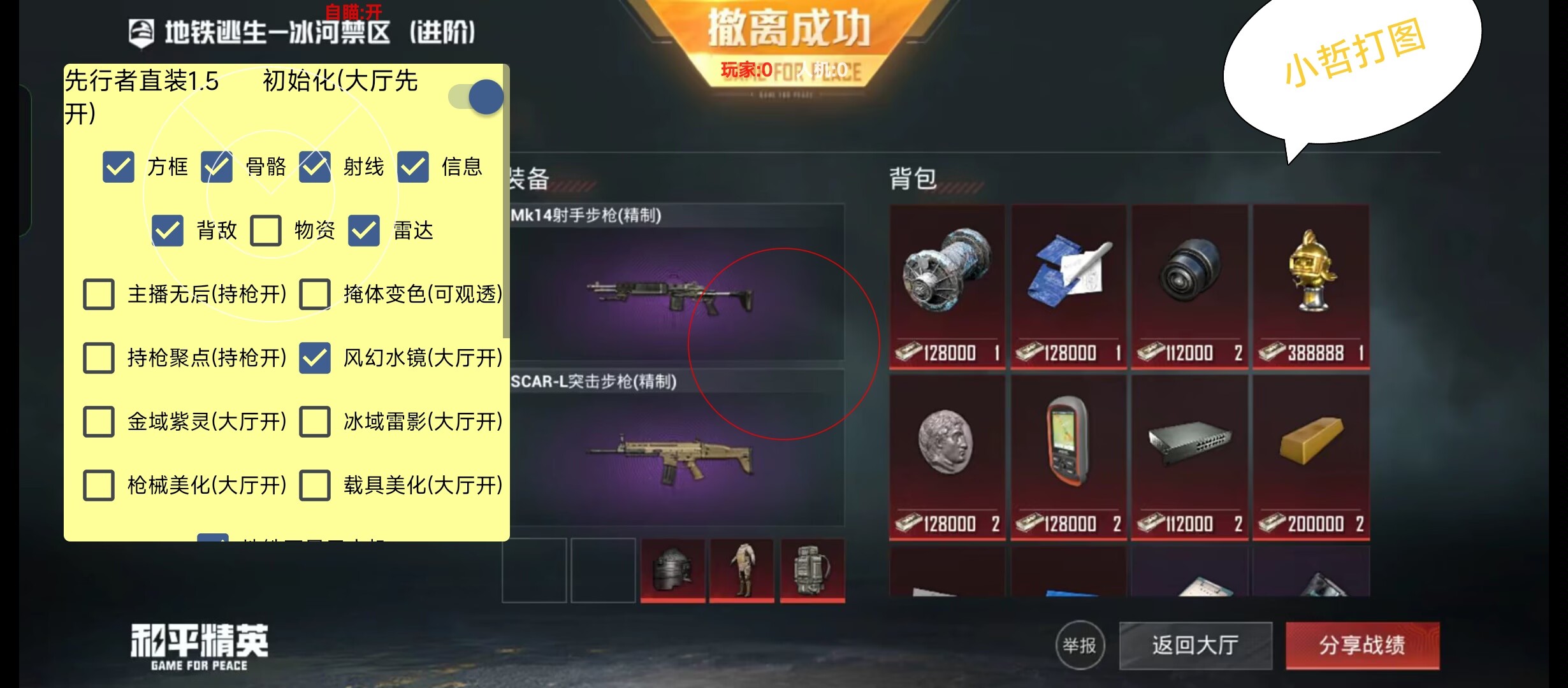 和平精英《北极熊》辅助